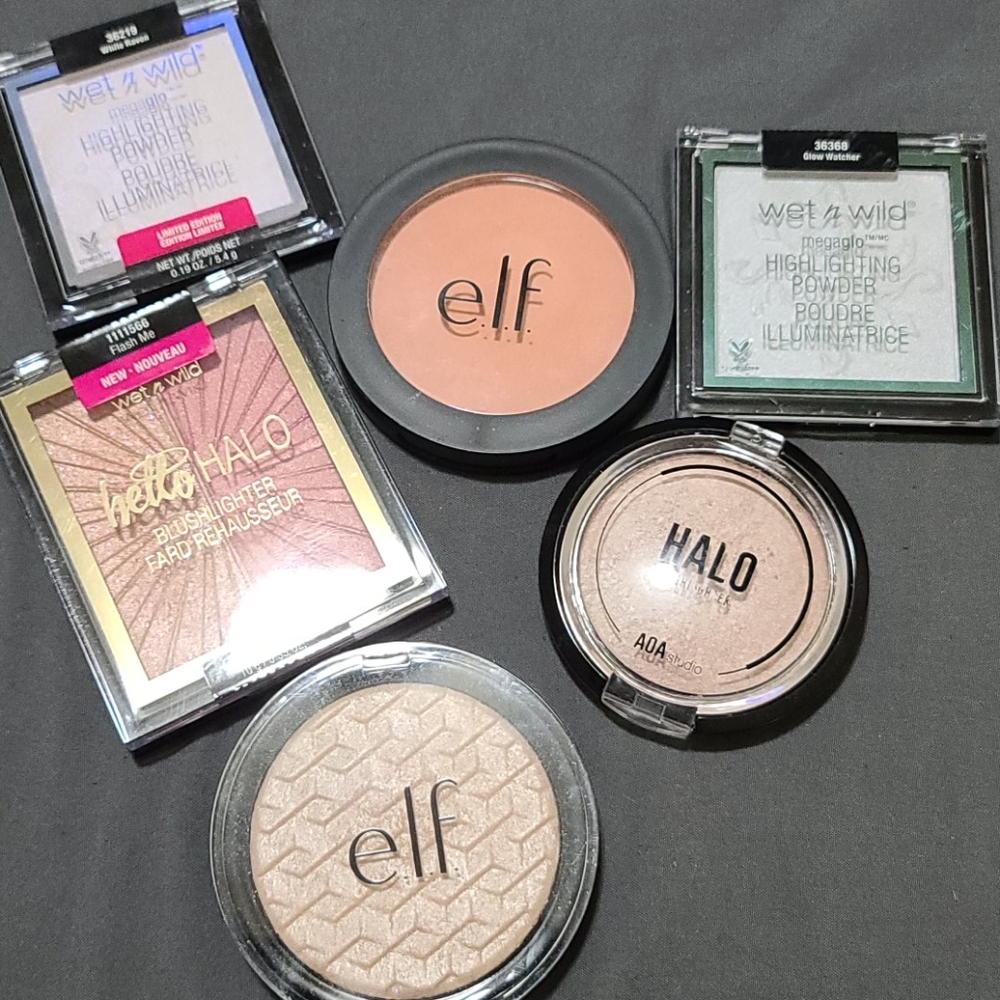Highlighter and blush bundle